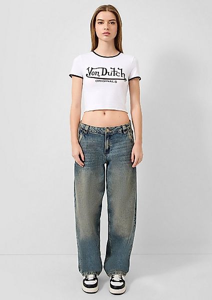 QS Weite Jeans Jeans-Hose Jeans Baggy / Loose Fit / Mid Rise / Barrel Leg / günstig online kaufen