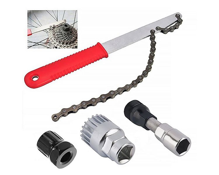 MidGard Fahrradwerkzeugset Werkzeugset Kettenpeitsche Zahnkranz-Abzieher Tr günstig online kaufen