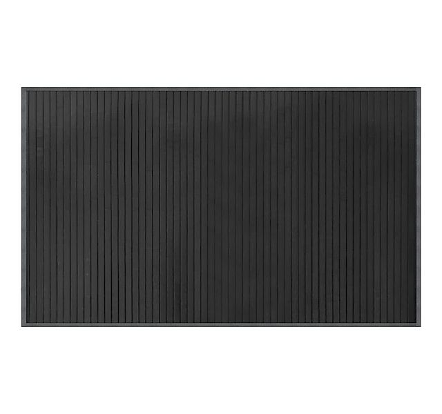furnicato Teppich Moderner Bambusteppich 60 x 100 cm in Grau, 60 x 100 cm günstig online kaufen