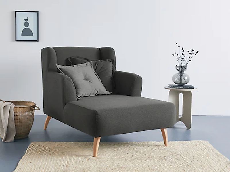Home affaire Loveseat »Baggio Kuschel Mega Lounge Big Sessel« günstig online kaufen