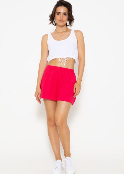 SASSYCLASSY Crop-Top Musselin Trägertop für Damen günstig online kaufen