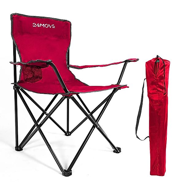 24Move Campingstuhl 24MOVE® Campingstuhl faltbar,Anglerstuhl,Liegestuhl mit günstig online kaufen