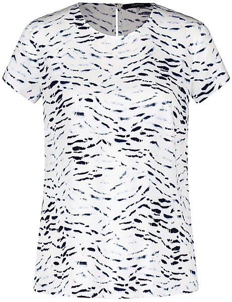 Taifun Kurzarmbluse - Blusenshirt aus fließender günstig online kaufen