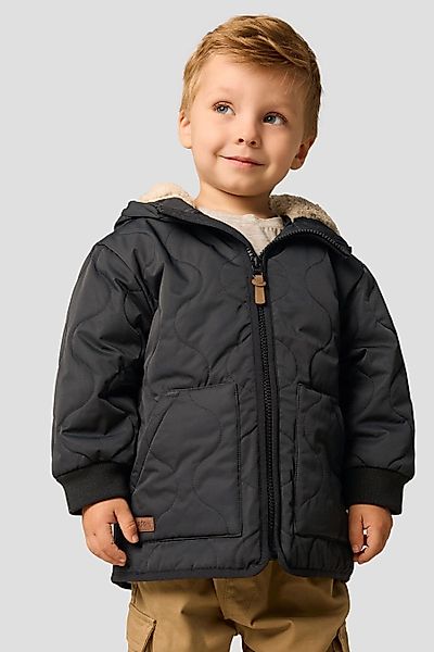 Next Steppjacke Wasserabweisender Steppmantel mit Fleecefutter günstig online kaufen