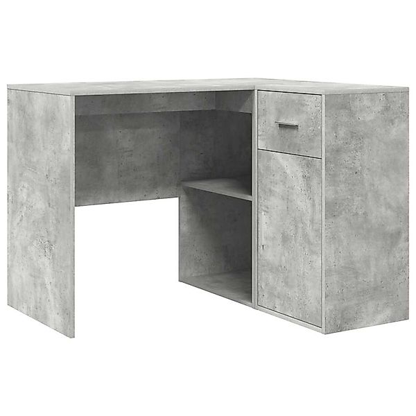 vidaXL Eckschreibtisch Beton Grau 102 x 50 x 75 cm Holzwerkstoff 3337276 günstig online kaufen