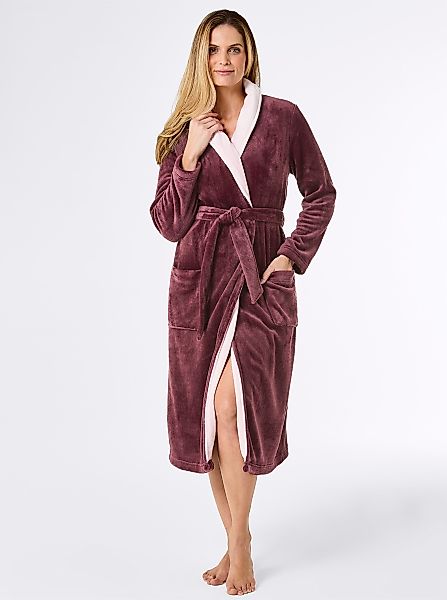 Witt Morgenmantel Morgenmantel, Polyester, Bindeband, Fleece günstig online kaufen