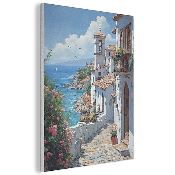 MuchoWow Gemälde Häuser - Meer - günstig online kaufen