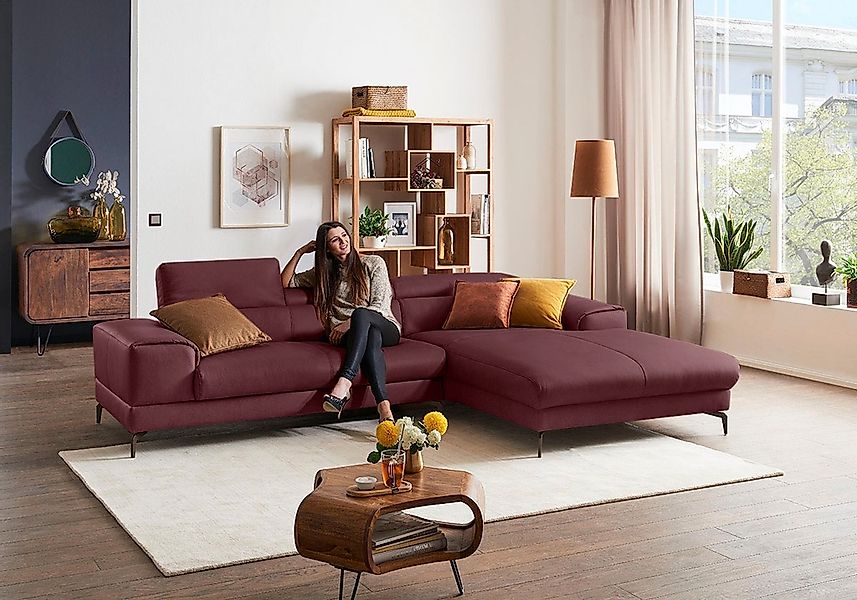 W.SCHILLIG Ecksofa »piedroo, Designsofa mit tollem Sitzkomfort, elegant und günstig online kaufen
