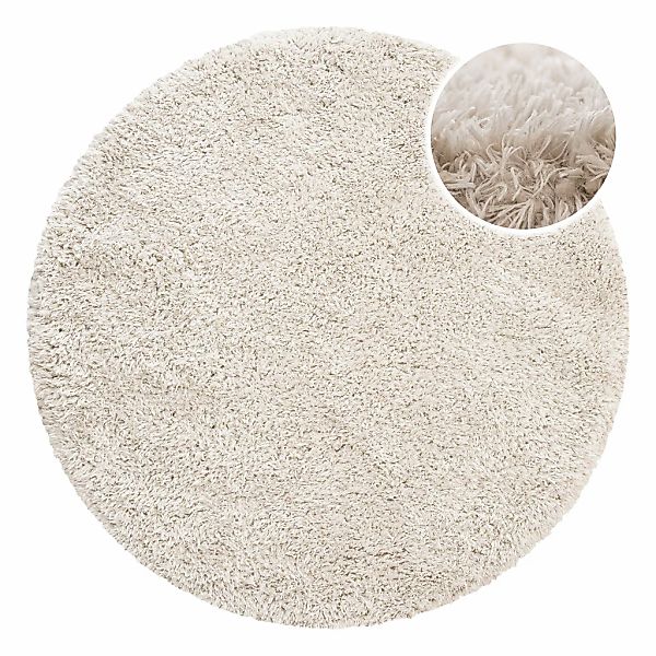 Esprit Hochflor-Teppich "YOGI ESP-096" rund 50 mm Höhe flauschiger weicher günstig online kaufen