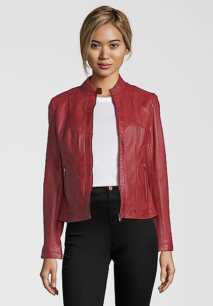 7eleven Lederjacke URSULA (1-St) mit Stehkragen günstig online kaufen