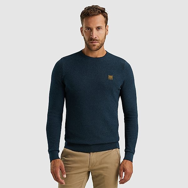 PME LEGEND Rundhalspullover Crewneck collar cotton günstig online kaufen