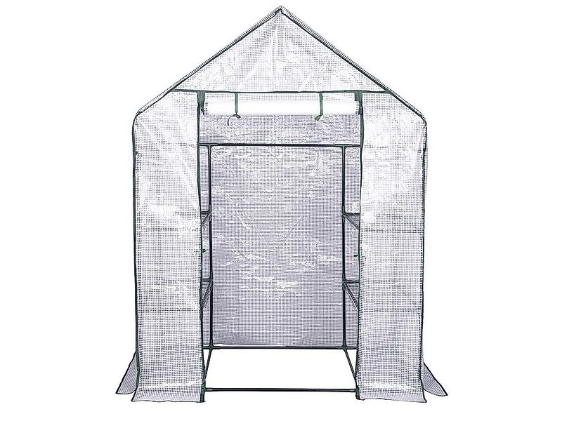 Woltu Foliengewächshaus, Tomatengewächshaus Treibhaus Anzuchthaus weiß günstig online kaufen