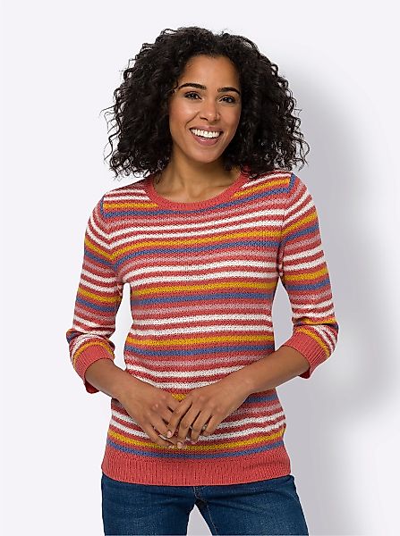 Sieh an! Strickpullover Streifenpullover günstig online kaufen