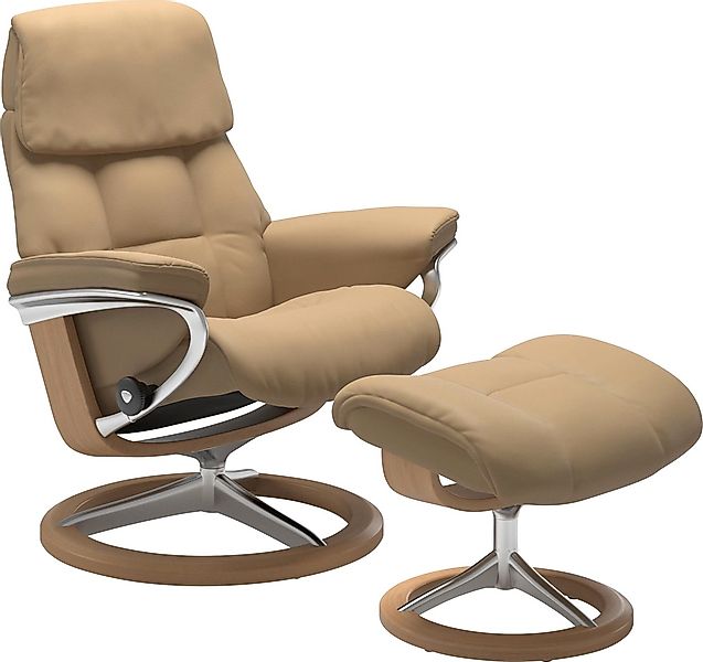 Stressless Relaxsessel "Ruby" Set, Relaxsessel mit Hocker, mit Signature Ba günstig online kaufen