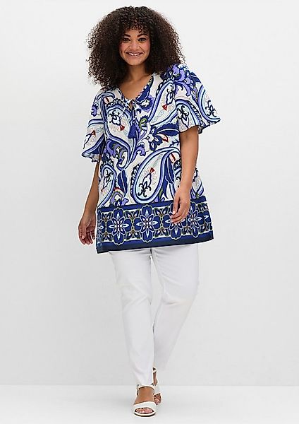 sheego by Joe Browns Klassische Bluse Tunika Kurzarm günstig online kaufen