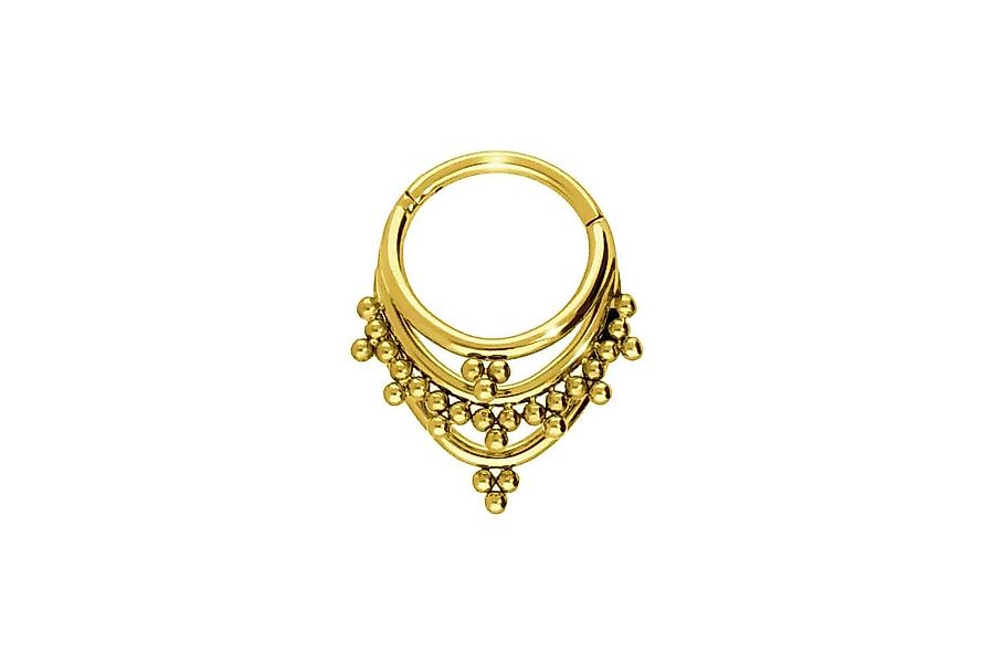 PIERCINGLINE Piercing-Set Titan Segmentring Clicker 3 günstig online kaufen
