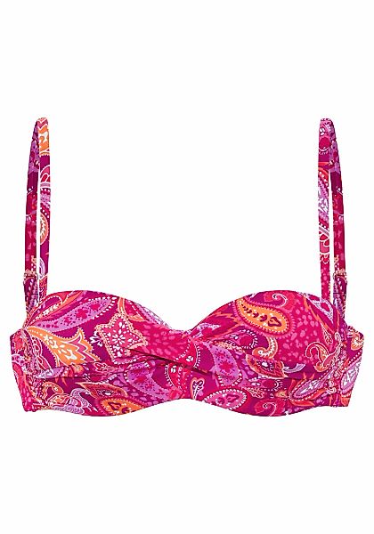 Vivance Bügel-Bandeau-Bikini-Top "Pretty", mit modischem Paisleymuster und günstig online kaufen