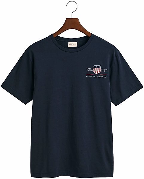 Gant T-Shirt "REG ARCHIVE SHIELD EMB SS T-SHIRT", von dem Archiv aus den 19 günstig online kaufen