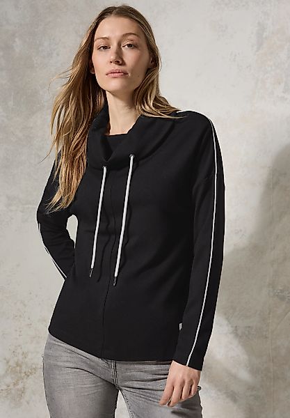 Cecil Langarmshirt mit Materialmix günstig online kaufen