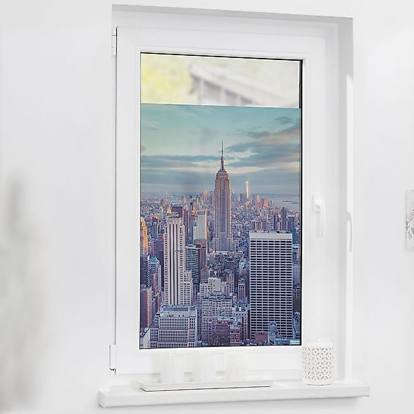LICHTBLICK ORIGINAL Fensterfolie "New York", 1 St., blickdicht, strukturier günstig online kaufen