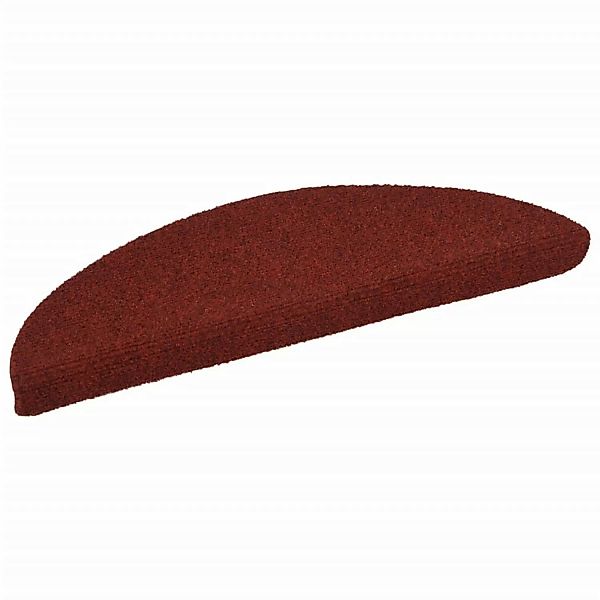 vidaXL Selbstklebende Treppenmatten 10 Stk. Rot 56x17x3 cm Nadelvlies günstig online kaufen
