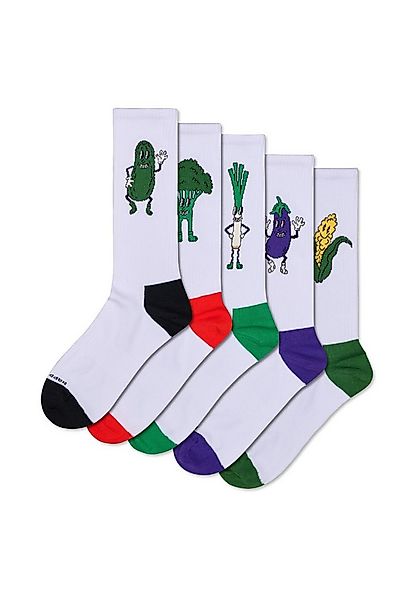 Happy Socks Basicsocken 5-Pack Vegetable Socks Verstärkte Ferse, besserer H günstig online kaufen