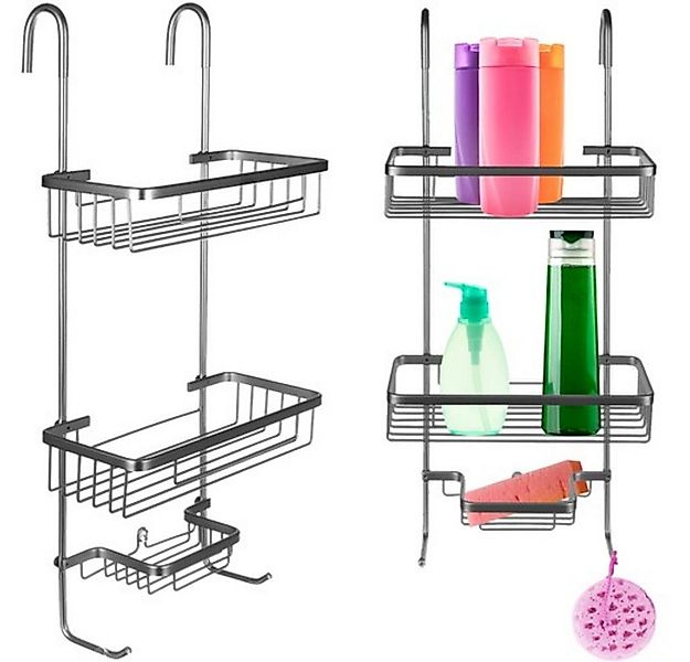 MALATEC Duschregal Hängendes Duschablage ohne Bohren, Spar-Set 1-tlg., an d günstig online kaufen