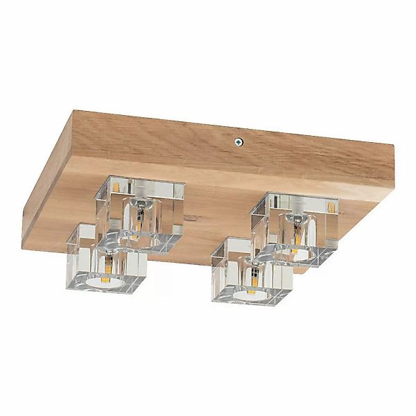 Spot-Light Deckenleuchte B/H/L: ca. 30x9,5x30 cm null 4 Brennstellen günstig online kaufen