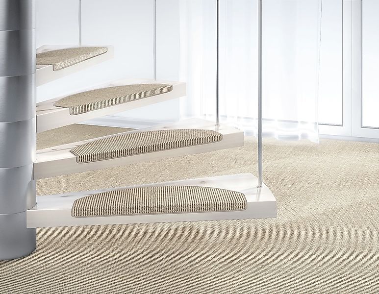 Dekowe Stufenmatte "Mara S2" halbrund 5 mm Höhe 100% Sisal, große Farbauswa günstig online kaufen