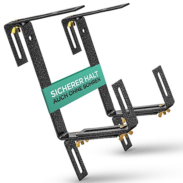 Kamelio Blumenkastenhalter 4xBalkonkasten Halterung Blumenkasten verstellba günstig online kaufen