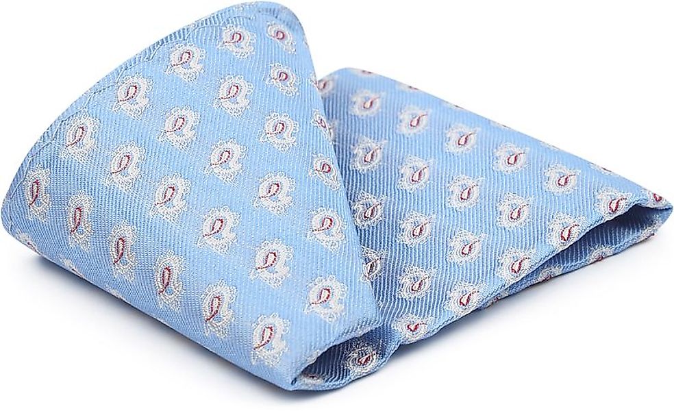 Suitable Seidenkrawatte Hellblau Print - günstig online kaufen