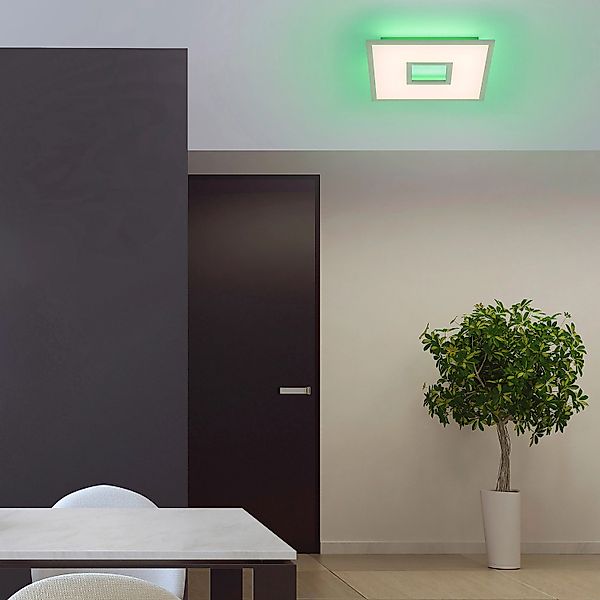 Just Light. LED-Deckenleuchte Recess  Weiß CCT  45 x 45 cm günstig online kaufen