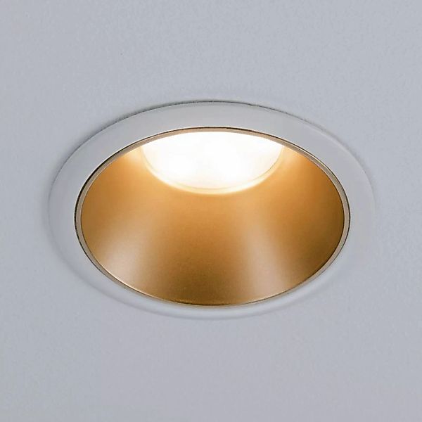 Paulmann Cole LED-Spotlight, gold-weiß günstig online kaufen