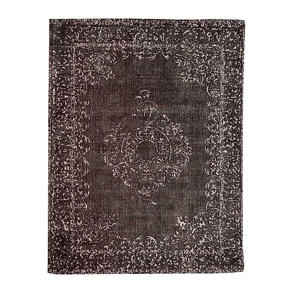 Teppich in Anthrazit orientalisch gemustert Vintage Design günstig online kaufen