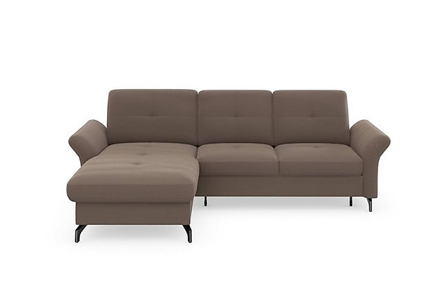Places of Style Ecksofa Calando L-Form, wahlweise mit Bettfunktion, Bettkas günstig online kaufen