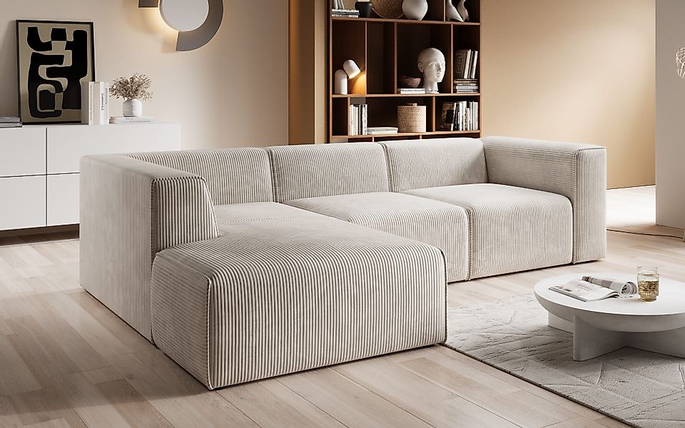 PROMETO Möbel Ecksofa FUEGO - weiches günstig online kaufen