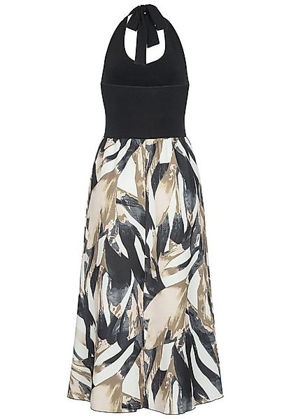 CLOUD 5IVE Shirtkleid CLOUD 5IVE Maxi Neckholder-Dress with abstract print günstig online kaufen