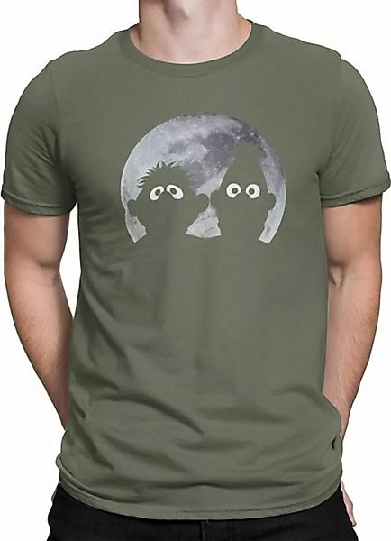 Sesamstrasse Ernie and Bert Herren T-Shirt khaki günstig online kaufen