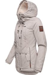 Marikoo Winterjacke "Bikoo" mit Kapuze sportliche Damen Outdoor Baumwolljac günstig online kaufen
