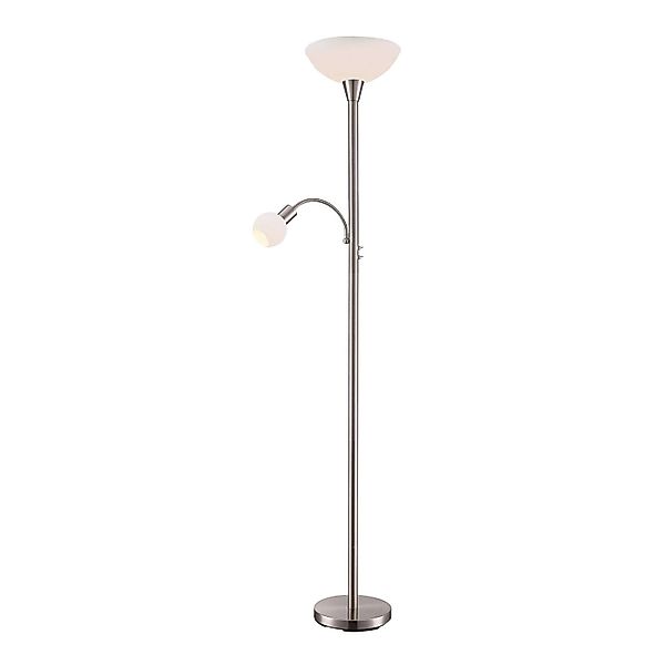 Lindby Stehlampe Elaina 9620008 Modern in Alu aus Metall 2-flammig E27 Wohn günstig online kaufen