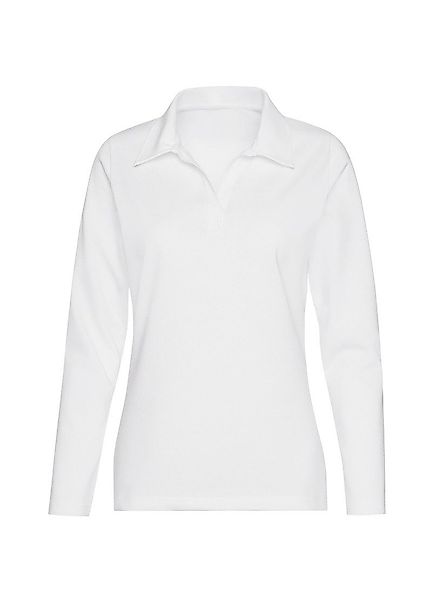 Trigema Poloshirt TRIGEMA Langarm Poloshirt ohne günstig online kaufen