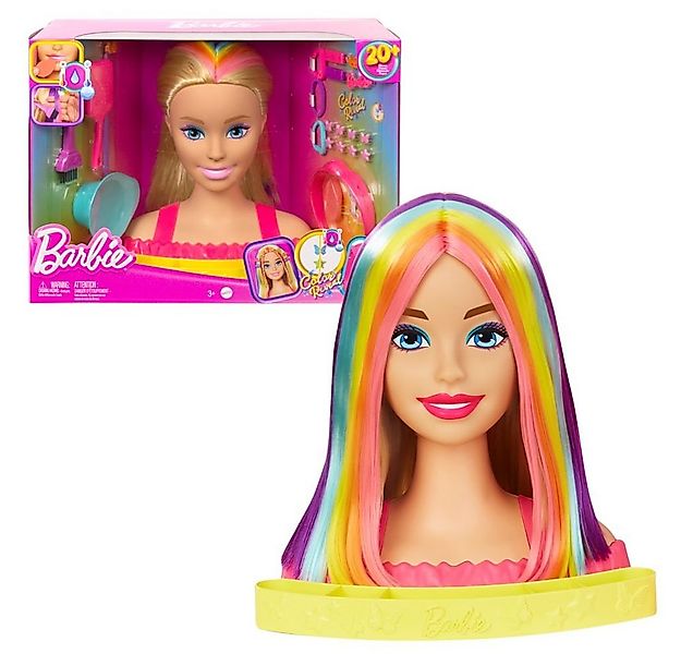 Barbie Anziehpuppe Deluxe Styling-Kopf blond Barbie Totally Hair Mattel Fri günstig online kaufen