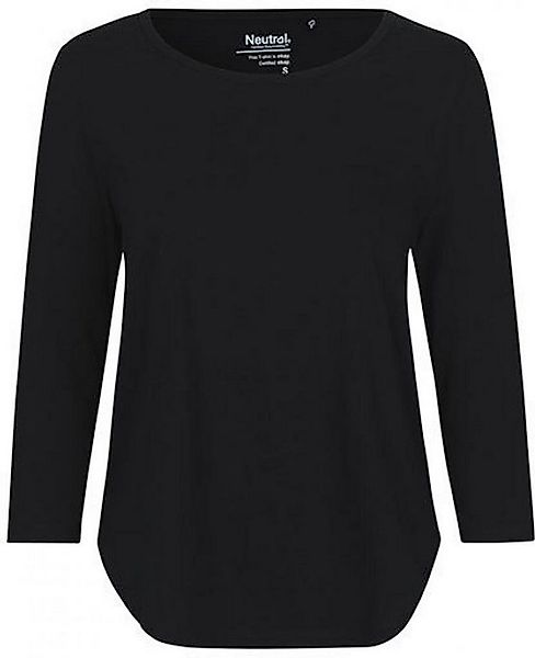 Neutral Langarmshirt Damen Three Quarter Sleeve T-Shirt - 3/4-Ärmel günstig online kaufen