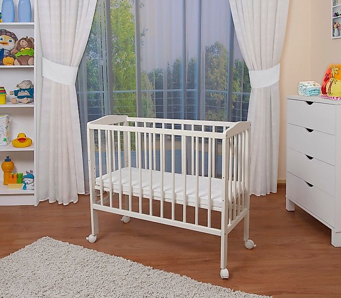 Waldin Beistellbett Baby Beistellbett,Matratze,Buche massiv,verstellbar günstig online kaufen