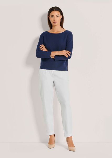 MADELEINE Strickpullover Pullover in modischer Kurzform günstig online kaufen