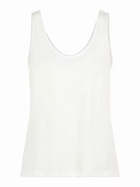 Pieces Kamala Ärmelloses T-shirt XS Bright White günstig online kaufen