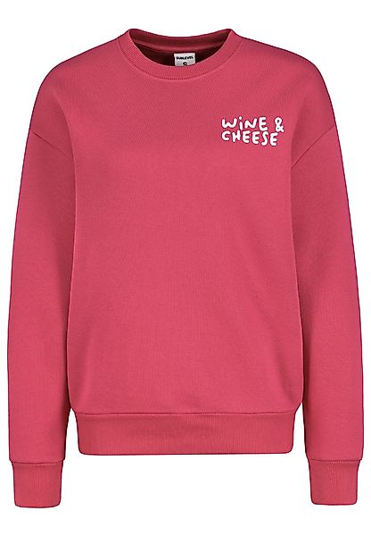 SUBLEVEL Longpullover mit Schriftzug Dolce Far günstig online kaufen