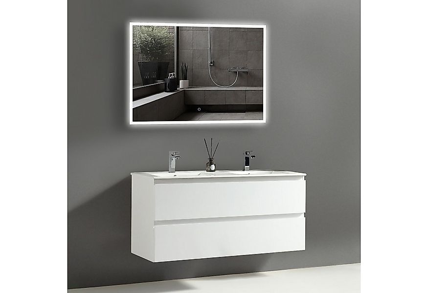 Alpenberger Badezimmer-Set Badezimmer Möbel Badschrank, (Badezimmer Spiegel günstig online kaufen