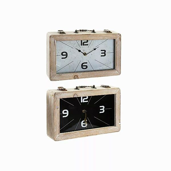 Bordur Dkd Home Decor Kristall Schwarz Metall Weiß Holz Mdf (30 X 6 X 20 Cm günstig online kaufen