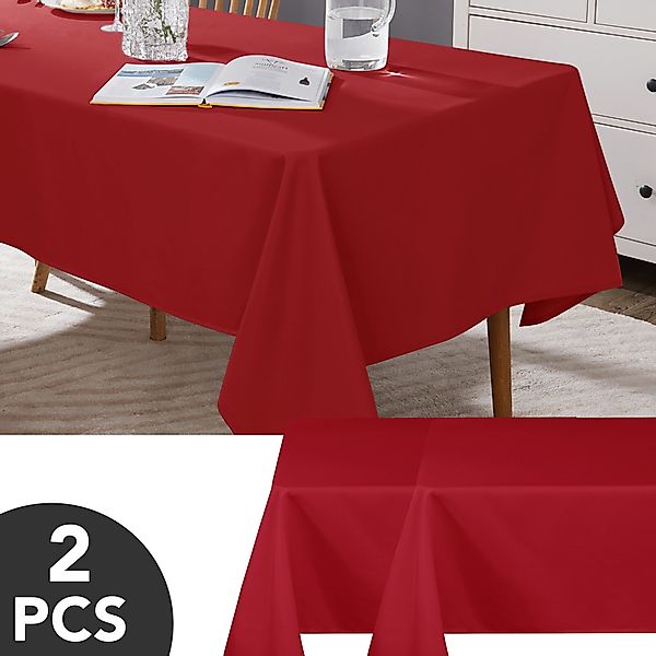 Deconovo Tischdecke Wasserabweisend Tischwäsche Abwaschbar Tischtücher günstig online kaufen